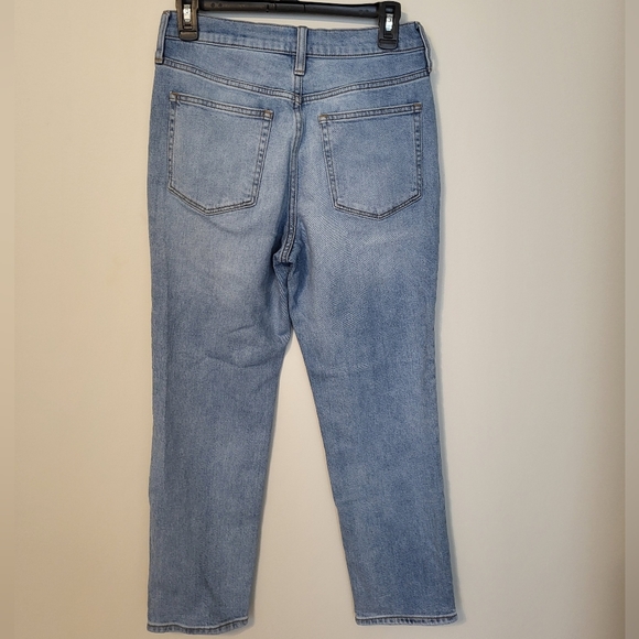 J.Crew Essential Straight Mid Wash All Day Stretch High Rise(28) - Picture 6 of 10